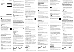 Manual de uso Sony DMP-Z1 Reproductor de Mp3