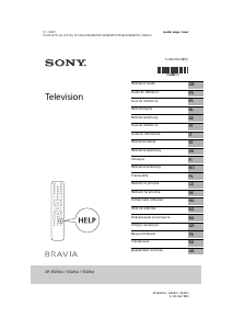 Bedienungsanleitung Sony Bravia XR-65A90J OLED fernseher