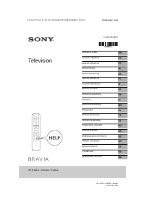 Használati útmutató Sony Bravia XR-65A80J OLED-televízió