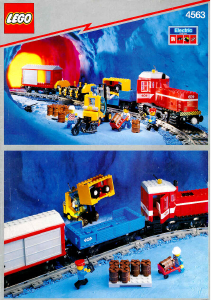 Manual de uso Lego set 4563 Trains Tren de carga