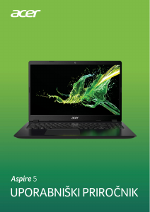 Priročnik Acer Aspire A515-43G Prenosni računalnik