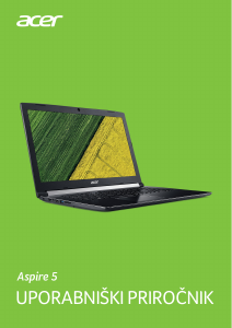 Priročnik Acer Aspire A517-51GP Prenosni računalnik
