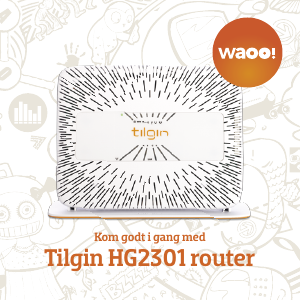 Brugsanvisning Tilgin HG2301 (Waoo) Router