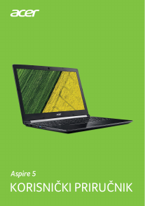 Priručnik Acer Aspire A615-51G Prijenosno računalo