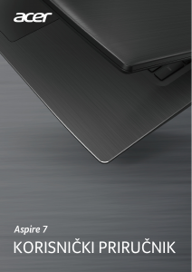Priručnik Acer Aspire A715-71G Prijenosno računalo