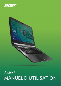 Mode d’emploi Acer Aspire A717-72G Ordinateur portable