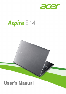 Handleiding Acer Aspire E5-475G Laptop