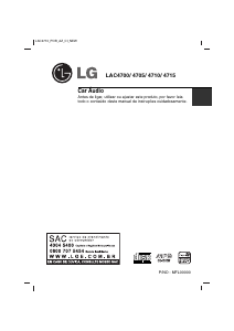 Manual LG LAC4700 Auto-rádio