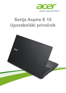 Priročnik Acer Aspire E5-574G Prenosni računalnik