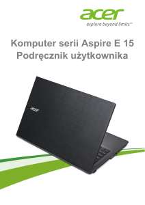 Instrukcja Acer Aspire E5-574TG Komputer przenośny