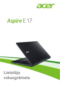 Rokasgrāmata Acer Aspire E5-774G Klēpjdators