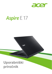 Priročnik Acer Aspire E5-774G Prenosni računalnik