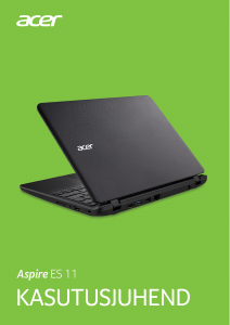Kasutusjuhend Acer Aspire ES1-132 Sülearvuti
