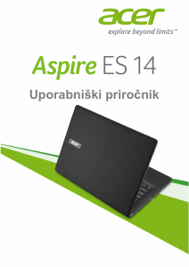 Priročnik Acer Aspire ES1-422 Prenosni računalnik