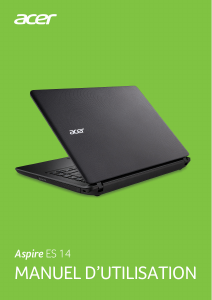 Mode d’emploi Acer Aspire ES1-432 Ordinateur portable