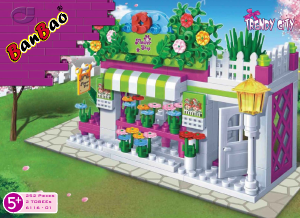 Brugsanvisning BanBao set 6116 Trendy City Blomsterhandler