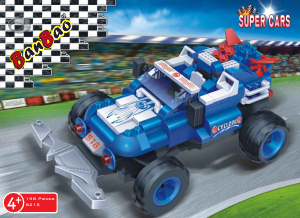 Handleiding BanBao set 8215 Super Cars Cyclone