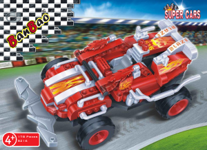 Handleiding BanBao set 8216 Super Cars Blaze