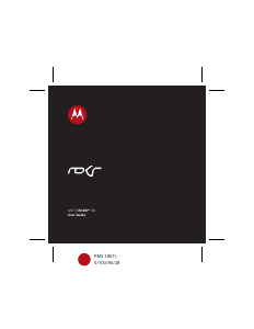 Manual Motorola MotoRokr E8 Mobile Phone