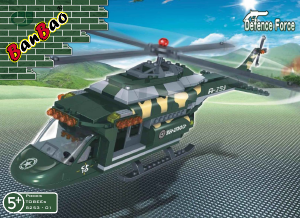Bruksanvisning BanBao set 8253 Defence Force Medicinsk helikopter