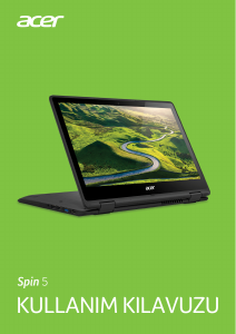 Kullanım kılavuzu Acer Aspire R5-371T Dizüstü bilgisayar