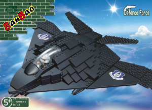 Brugsanvisning BanBao set 8704 Defence Force F-117 stealthfly