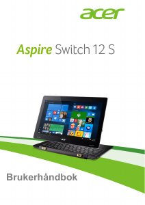 Bruksanvisning Acer Aspire Switch SW7-272P Laptop