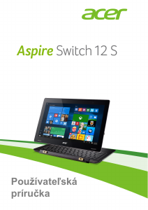 Návod Acer Aspire Switch SW7-272P Laptop