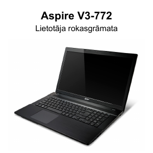Rokasgrāmata Acer Aspire V3-772G Klēpjdators