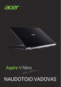 Vadovas Acer Aspire VN7-793G Nešiojamasis kompiuteris