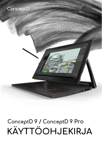 Käyttöohje Acer ConceptD CN917-71P Kannettava tietokone