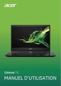 Mode d’emploi Acer Extensa 215-21G Ordinateur portable