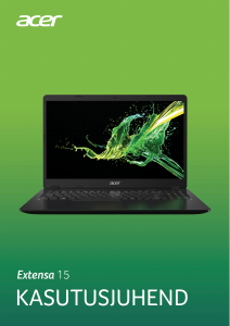 Kasutusjuhend Acer Extensa 215-51G Sülearvuti