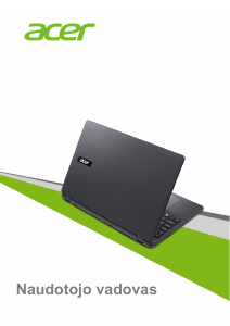 Vadovas Acer Extensa 2530 Nešiojamasis kompiuteris