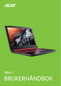 Bruksanvisning Acer Nitro AN515-41 Laptop