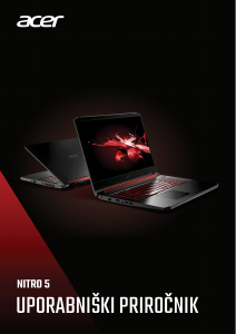 Priročnik Acer Nitro AN515-43 Prenosni računalnik