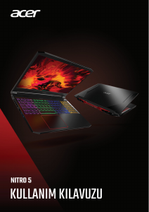 Kullanım kılavuzu Acer Nitro AN515-44 Dizüstü bilgisayar