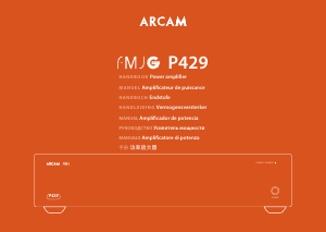 Handleiding Arcam FMJ P429 Versterker