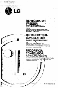 Mode d’emploi LG GR-313SVF Réfrigérateur combiné
