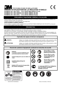 Mode d’emploi 3M PN 64864 Meuleuse angulaire