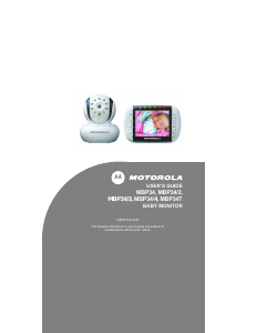 Manual Motorola MBP34 Baby Monitor