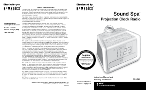 Manual de uso Homedics SS-4520 Radiodespertador