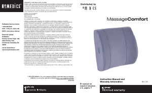 Manual de uso Homedics BK-125 Masajeador