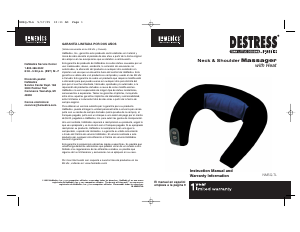 Manual de uso Homedics NMSQ-TL Destress Masajeador