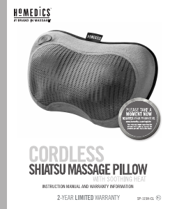 Manual de uso Homedics SP-115HJ Masajeador