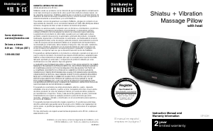 Manual de uso Homedics SP-50H Masajeador