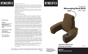 Manual de uso Homedics BRF-2L Masajeador