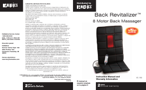 Manual de uso Homedics VC-180 Masajeador