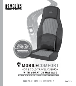 Manual Homedics TA-VC275H Massage Device