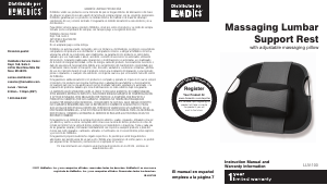 Manual de uso Homedics LUV-100 Masajeador